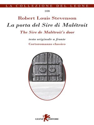 cover image of La porta del Sire di Malétroit/The Sire de Malétroit's door